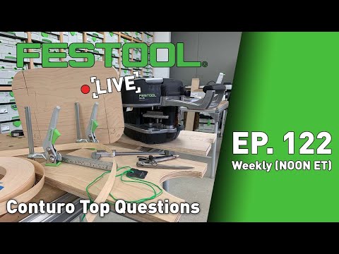 Festool Live Episode 122 - Conturo KA 65 - Top Questions