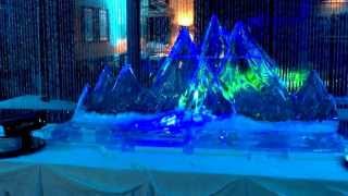 preview picture of video 'Fonix Entertainment Laser Lighting for Ice Sculptures!  Georgian Club Gala November 2013!'