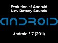 Evolution Of Android Low Battery Sounds