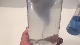 TORNADO in a jar experiment (How to make a Tornado in a jar)
