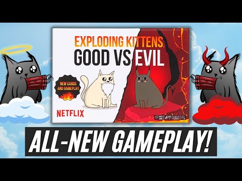 Exploding Kittens: Good Vs Evil Game REVIEW