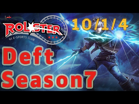 KT Rolster Deft Ezreal ADC vs Varus Patch 7.2
