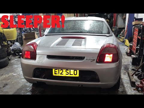 Thumbnail for 20V swapped Toyota MR-S first drive, and the turbo setup sounds INSANE! by Toyota MR-S