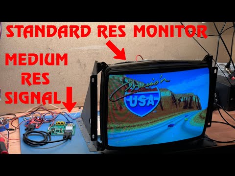 Arcade Monitor 101 - How To Use A Standard Res Monitor For A Medium Res Game