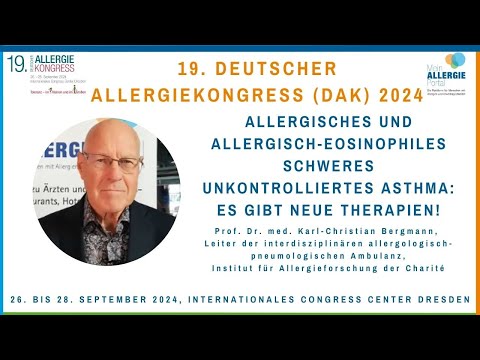 Allergisches und allergisch-eosinophiles schweres unkontrolliertes Asthma: Es gibt neue Therapien!