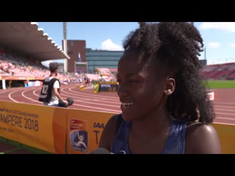 IAAF World U20 Tampere - Cyrena Samba-Mayela FRA 100M Hurdles Final