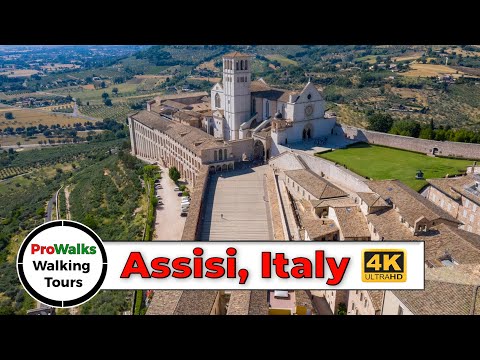 Assisi, Italy Walking Tour - 4K60fps with Captions!