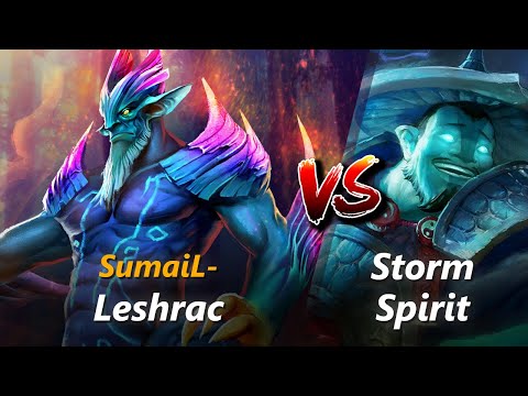 SumaiL- mid Leshrac vs Storm Spirit | First 10 minutes