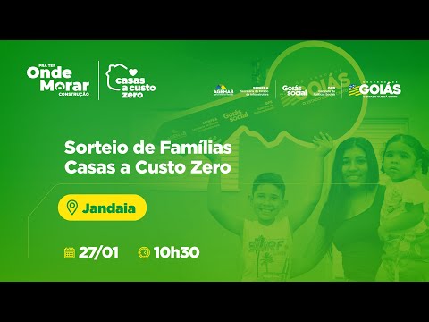Sorteio de Famílias em Jandaia