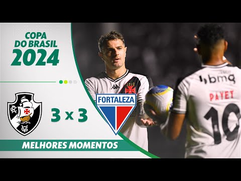 Gols e lances de Vasco da Gama x Fortaleza