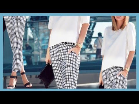 COMBINACIONES DE ROPA CON 2 COLORES ELEGANTES EL BLANCO Y EL NEGRO LOOKS Y OUTFITS EN BLANCO Y NEGRO