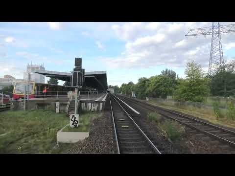 S-Bahn Berlin 2024 Linie S7 - Führerstandsmitfahrt
