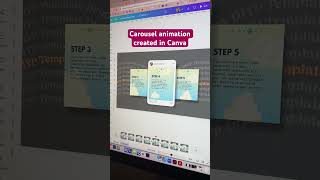 Create an engaging carousel animation in Canva