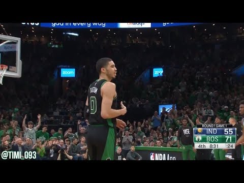 Jayson Tatum R1G1 Highlights vs Indiana Pacers (15 pts, 3 reb, 2 stl)