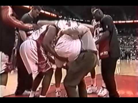 Chris Crawford's Injury (1/7/00) - "Ah sh*t! F*ck!"