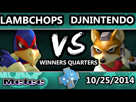 Smash League: NY - CTRL | DJ Nintendo (Fox) Vs. Lambchops (Falco) SSBM Winners Quarters - Melee