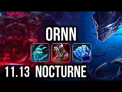 ORNN vs NOCTURNE (TOP) | 6/2/21, 1.6M mastery, 900+ games | KR Diamond | v11.13
