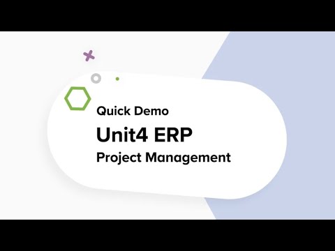 Unit4 ERP - Project Management Explainer Video Explainer