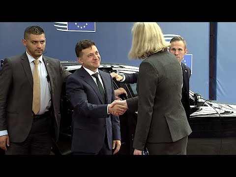 05.06.2019 - Ankunft Wolodymyr Selenskyj bei Donald Tusk - EU/Ukraine