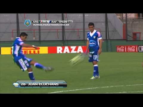 Gol Eluchans. Arsenal 1 Rafaela 1. Final 2014. Fútbol Para Todos.