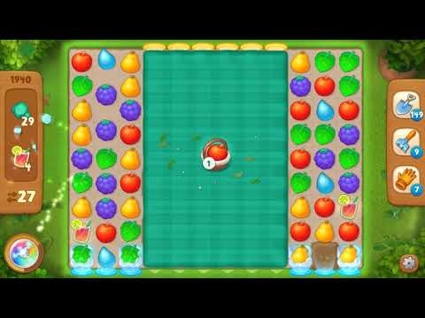 Gardenscapes Area 9 Day 1 Level 1940 - No Boosters Or Hacks