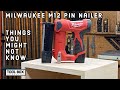 Milwaukee M12 Cordless 23 Gauge Pin Nailer 2540 21