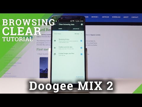How to Clear Browsing Data in Doogee MIX 2 - Wipe Browsing History