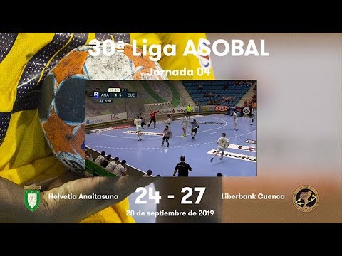 LIGA ASOBAL J04: Helvetia Anaitasuna - Liberbank Cuenca 24-27