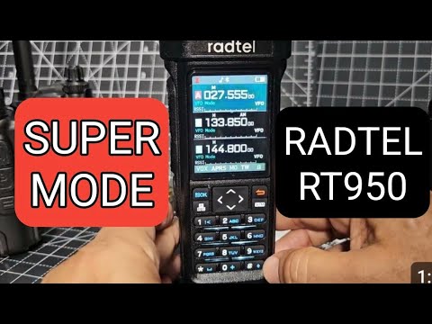 Radtel RT-950 Super Mode 