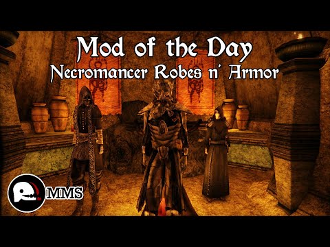 Morrowind Mod of the Day - Necromancer Robes Showcase