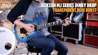 Video thumbnail for No Talking...Just Tones | Jackson MJ Series Dinky DKRP | Ebony - Transparent Blue Burst by Peach Guitars
