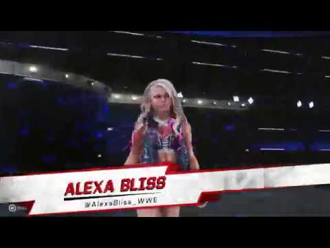 ALEXA BLISS ENTRADO ALA WWE 2K18