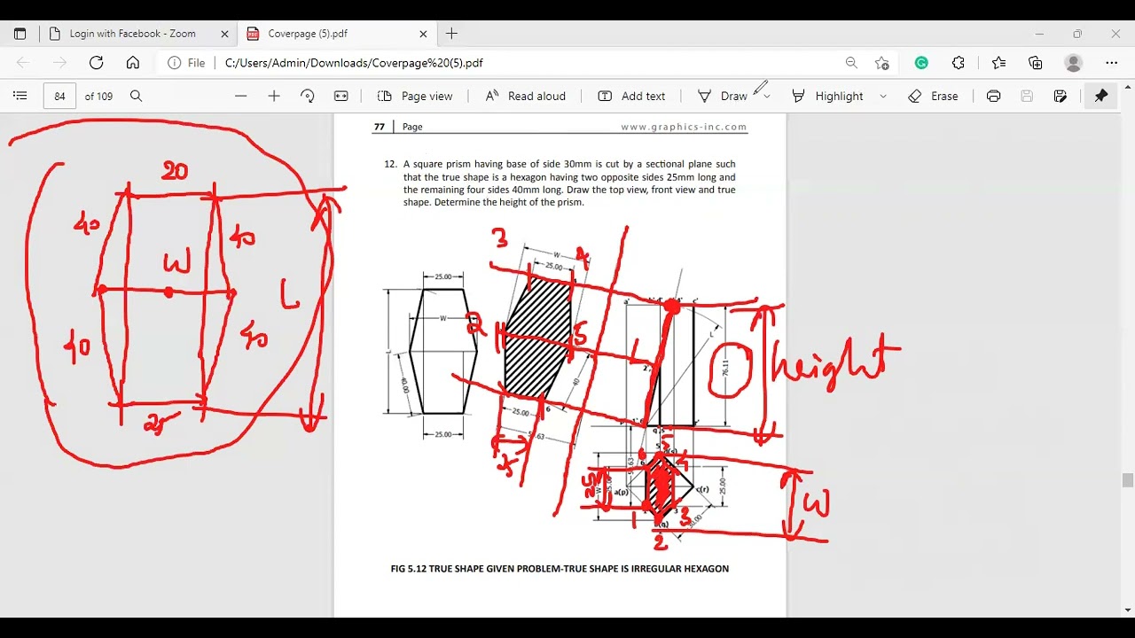 TRUE SHAPE IRREGULAR HEXAGON 1