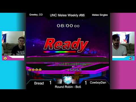 UNC Weekly #86 - CowboyDan (Falco) vs. Bread (Shiek) - Round Robin