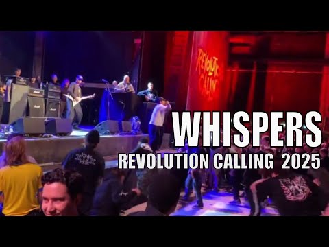 Whispers – Live at the Revolution Calling  2025 | Thai Hardcore On Fire 🔥