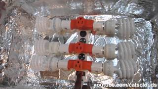 Homemade diy studio lights , video lighting