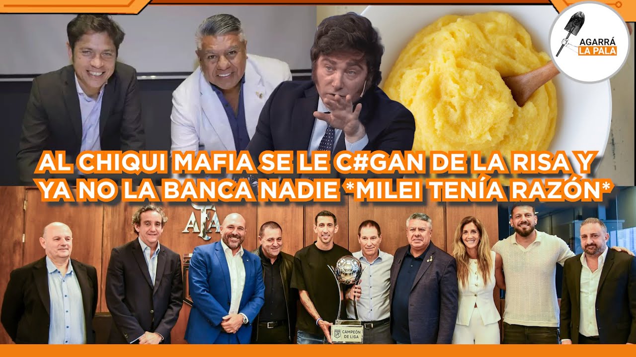 ¡¡¡MILEI TENÍA RAZÓN!!! AL CHIQUI TAPIA YA NO LO BANCA NADIE Y PIDEN QUE SE INTERVENGA LA AFA