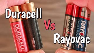 Duracell VS Rayovac AA Battery Test