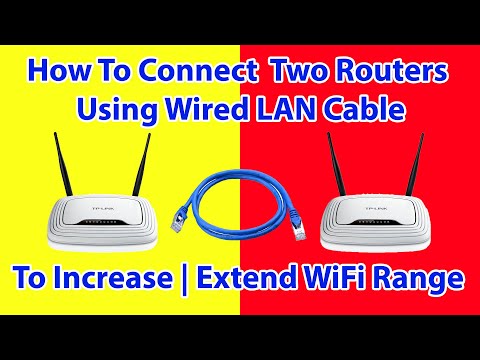✓ How to connect two routers to Increase or Extend Home WiFi Range | WiFi Repeater WiFi Extender