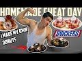 EPIC Homemade Cheat Day | Making My Own Donuts | Oreo, Snickers, Skittles & More!