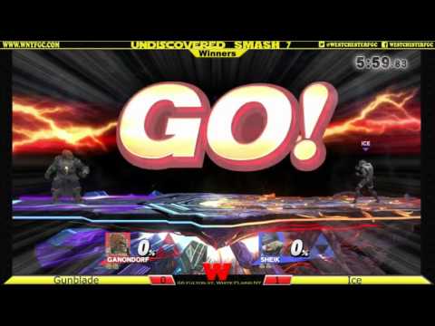 Undiscovered Smash 7 - [Winners] Gunblade (Mario, Ganondorf) vs Ice (Sheik)