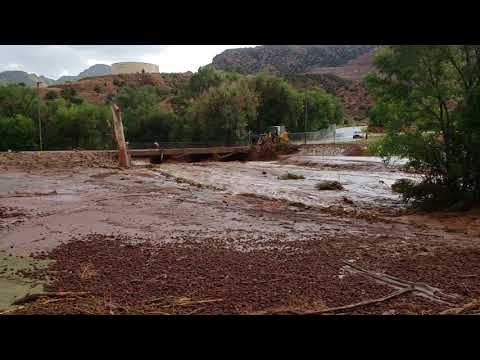 Canon City Flash Flood - Bridge Washout