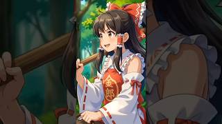 【AI】まさかり担いだ霊夢