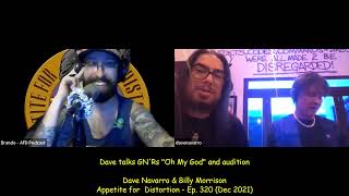 Dave Navarro talks Guns N' Roses audition and recording "Oh My God" with Axl Rose