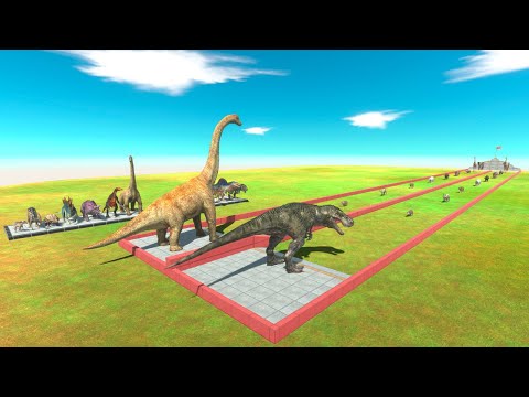 Dinosaur Animal Eating Tournament - Animal Revolt Battle Simulator