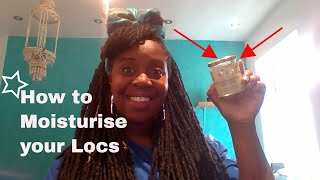 Vlog: How to moisturise your locs