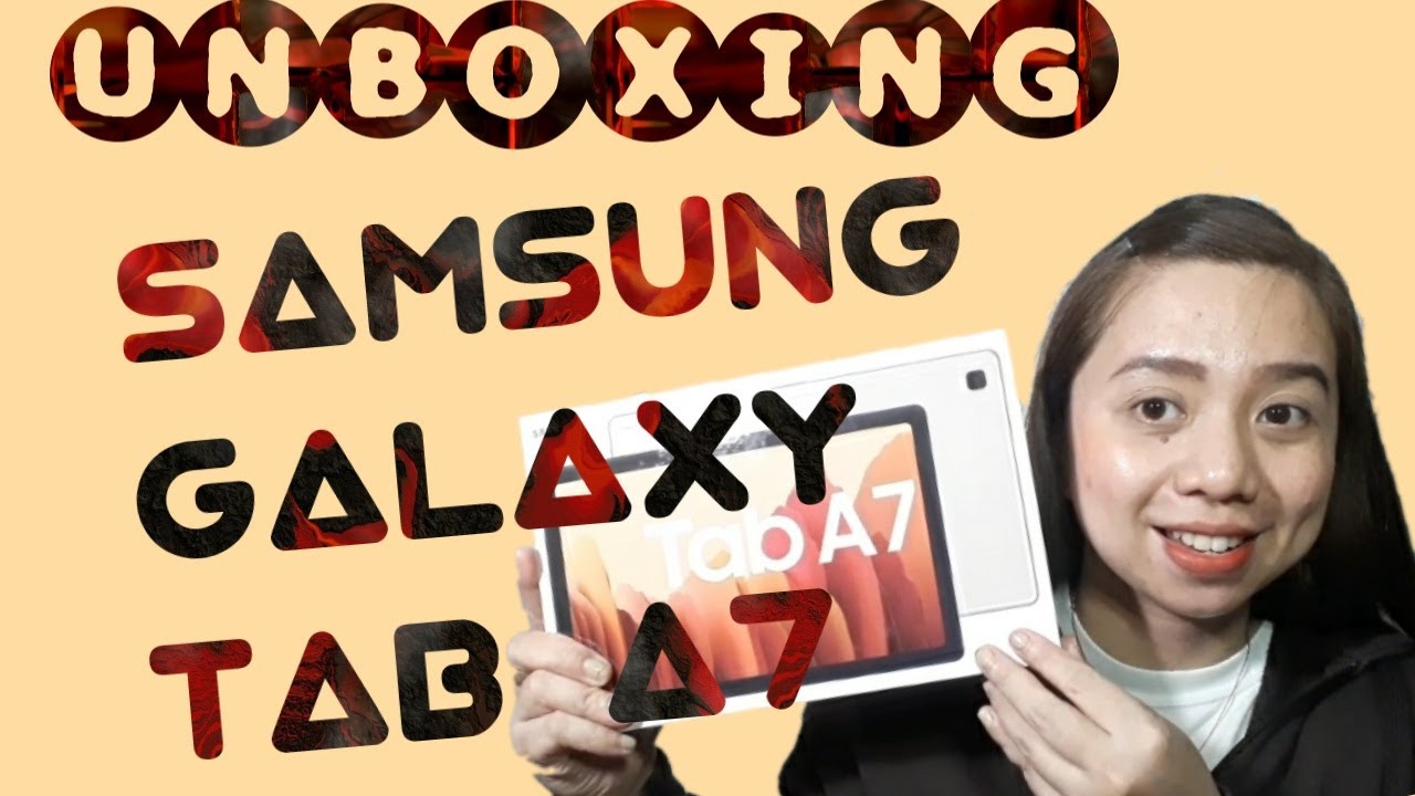 SAMSUNG GALAXY TAB A7 | UNBOXING | TEACHER ABI