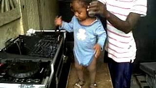 dj junior killa jamaica baby brother playing dub plate on presto mix sound