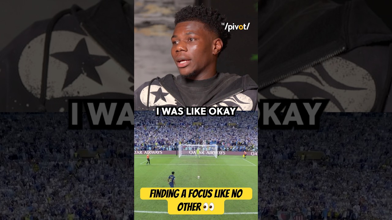 Aurélien Tchouaméni takes us through his penalty kick, France World Cup champ on the line 2022 ⚽️