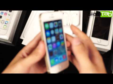 พรีวิวแกะกล่อง iPhone 5s สีทอง